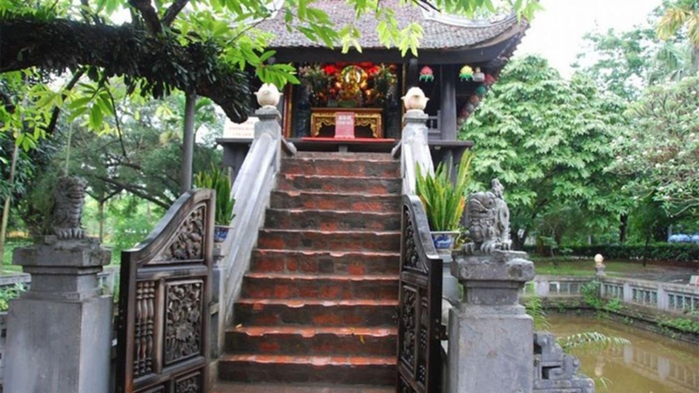 stair to one pillar pagoda