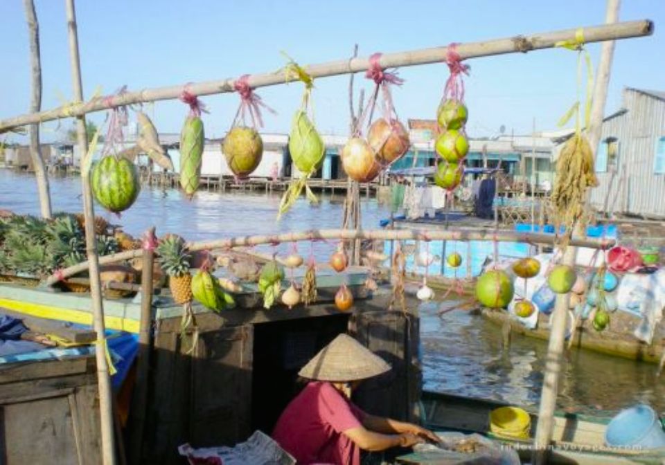 Mekong delta floating village
