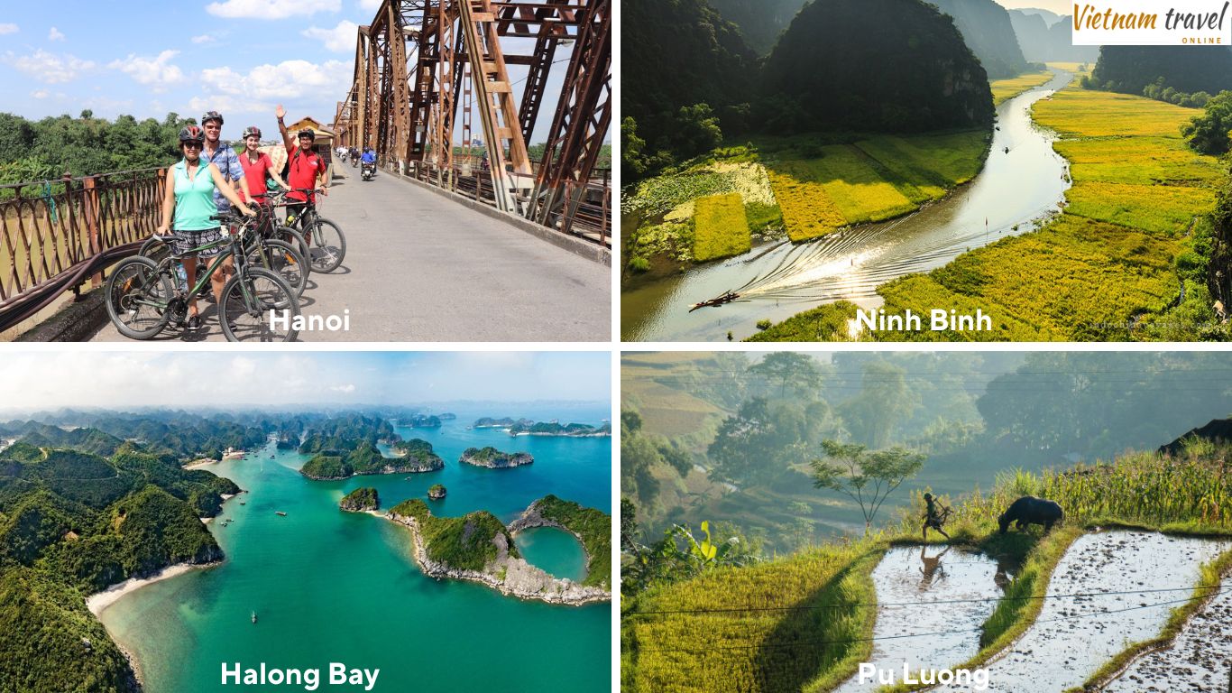 Hanoi - Halong - Ninh Binh - Pu Luong