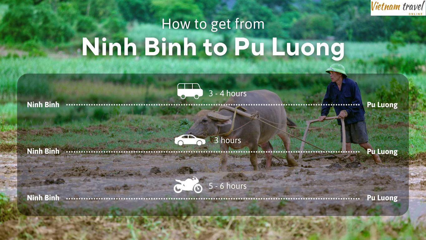 3 popular ways from Ninh Binh to Pu Luong