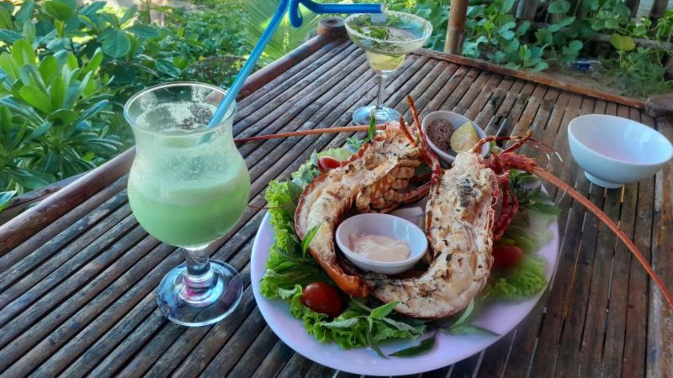 Seafood at An Bang beach