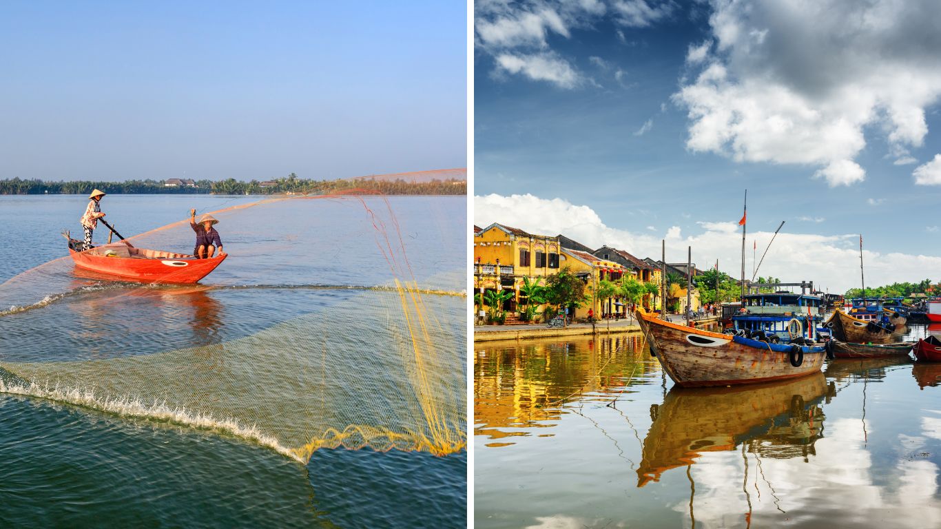 Thu Bon boat in Hoi An