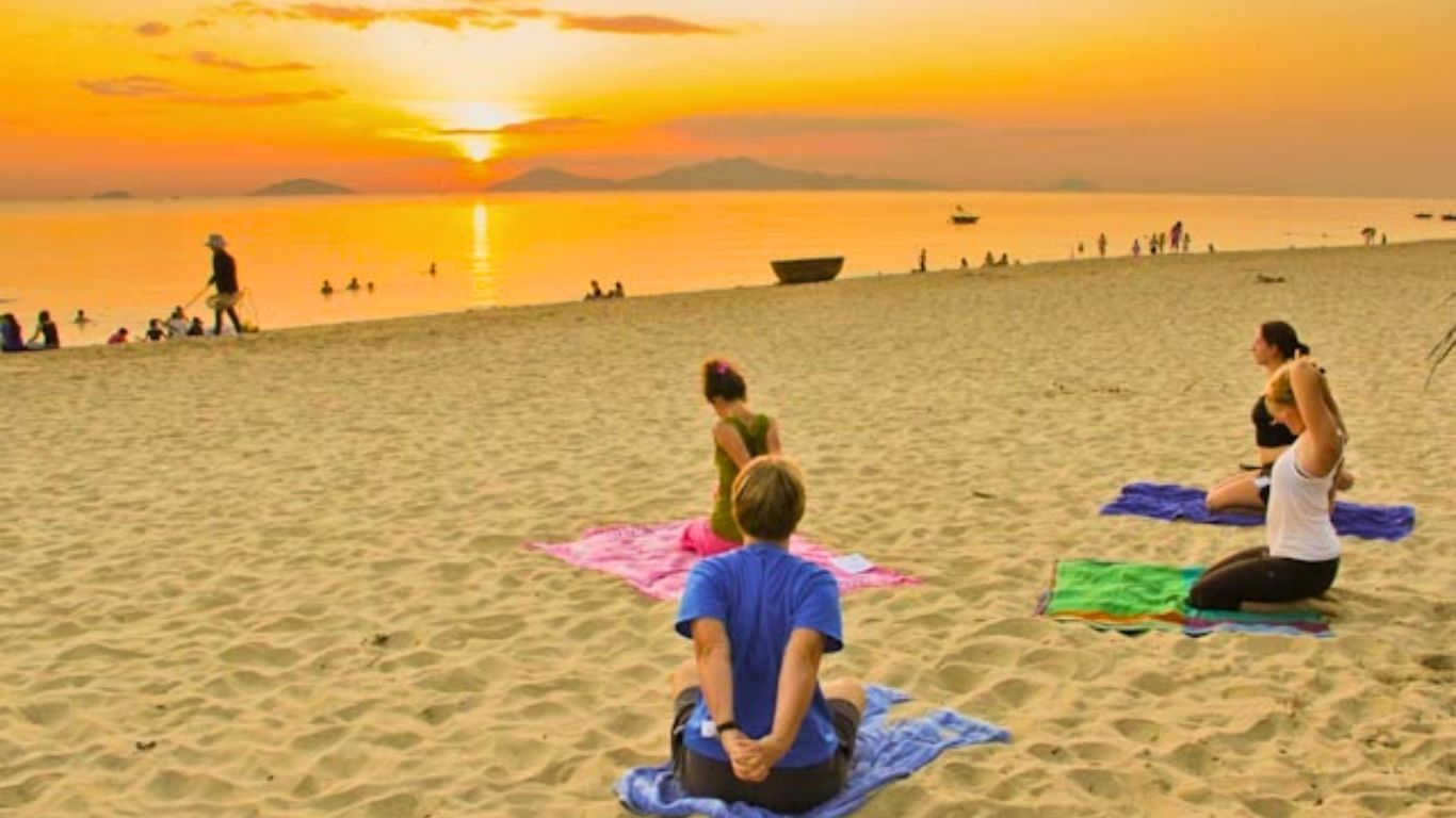 Yoga at An Bang beach