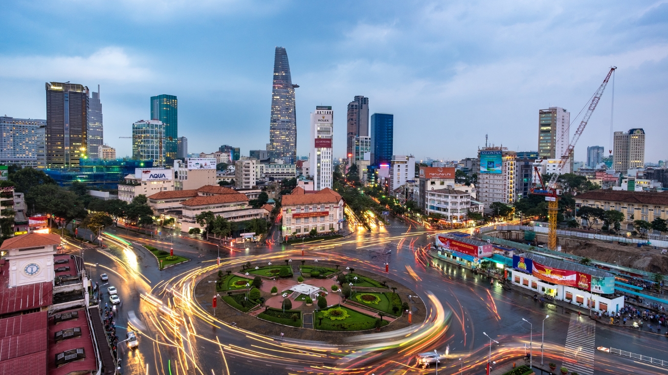 Vibrant Saigon City