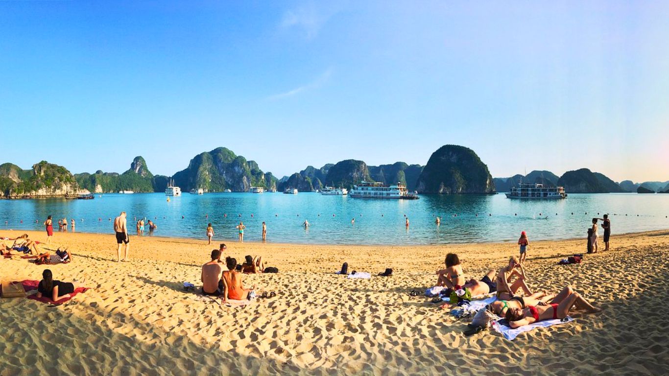 Relaxing on Titop Beach