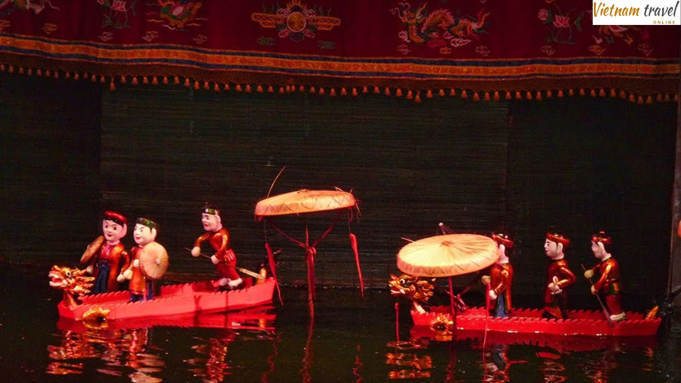 Water puppet show