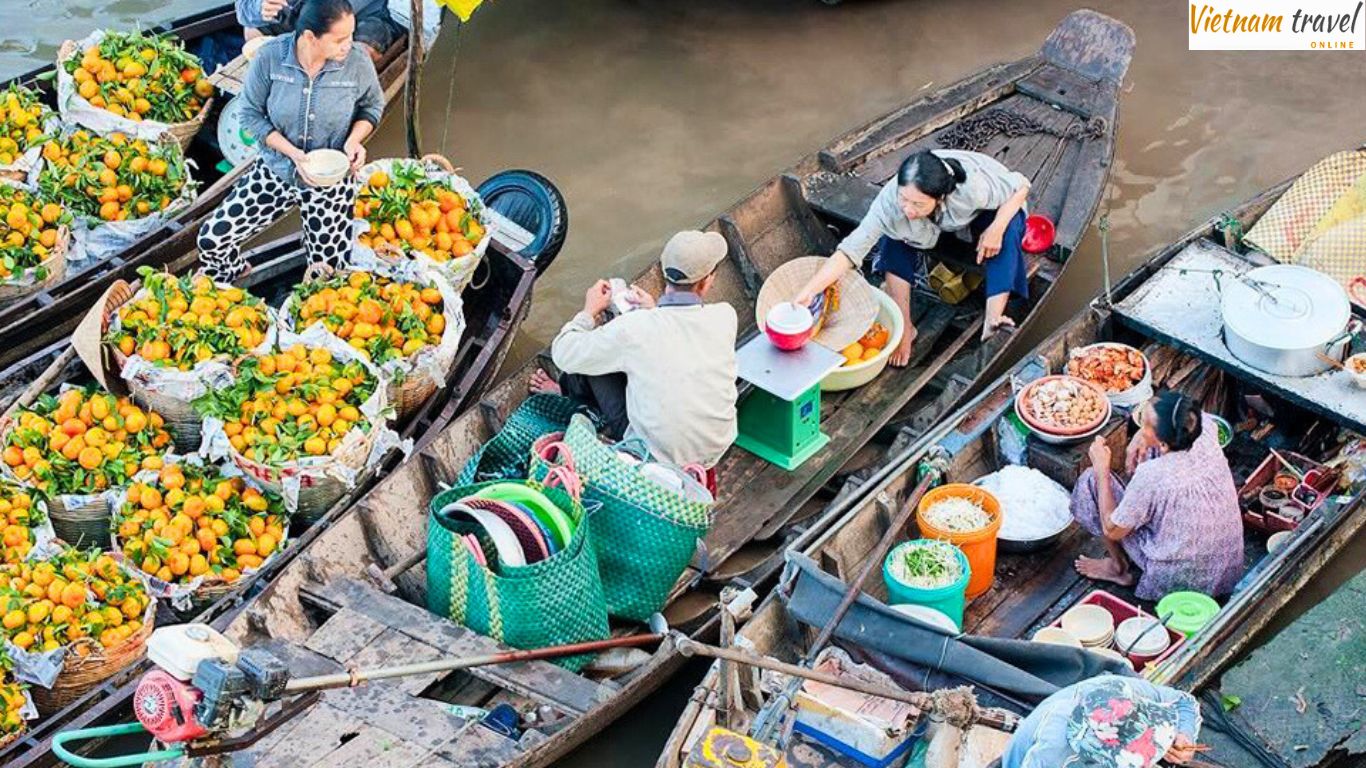 Cai Rang floating market