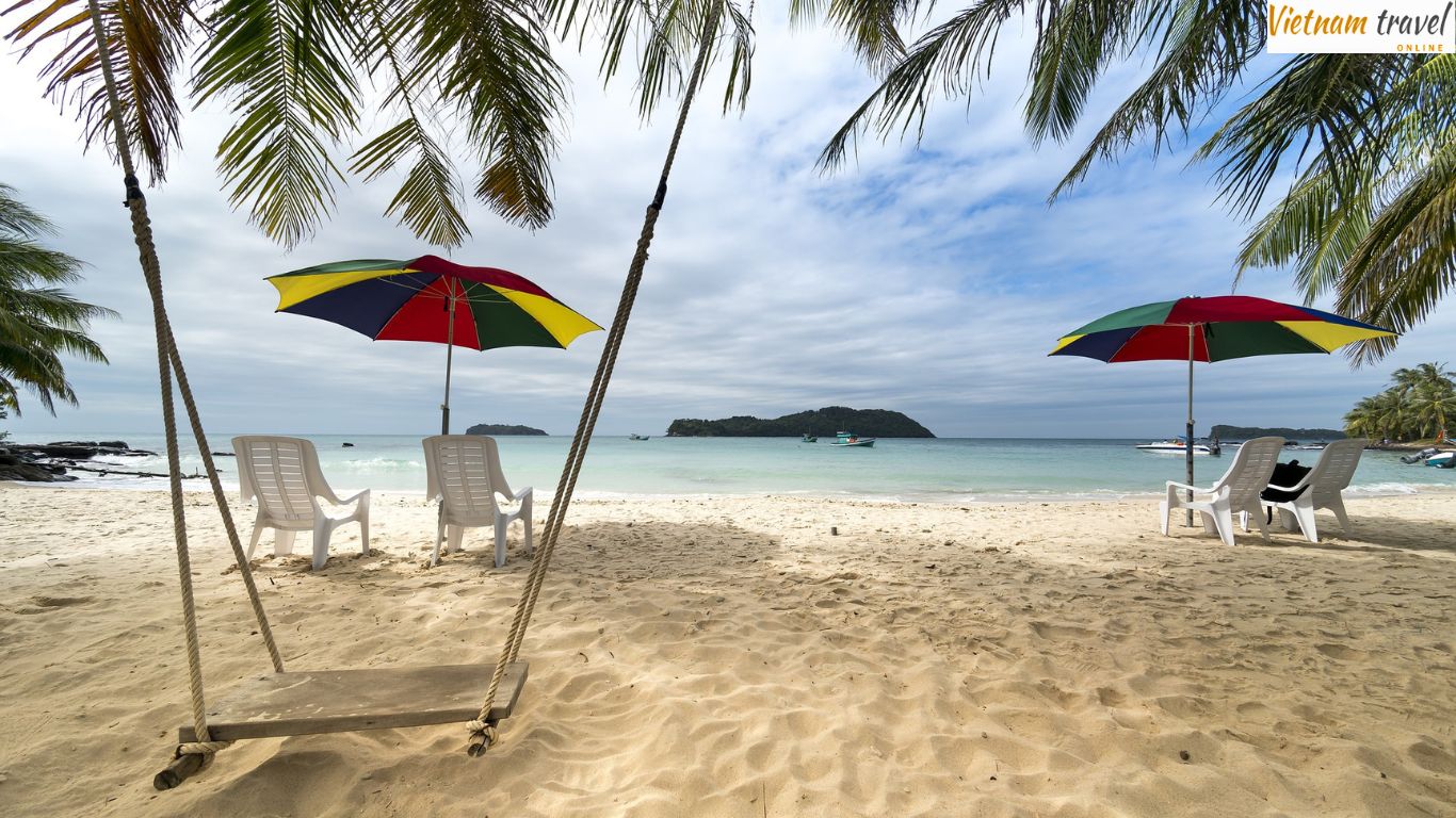 Relax on the beach in January