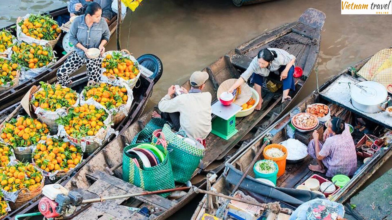 cai rang floating market